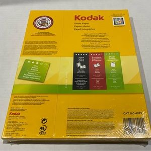 Kodak 8.5 x 11 Matte Photo Paper 100 Sheet Pack NEW!